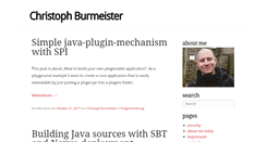 Desktop Screenshot of christoph-burmeister.eu